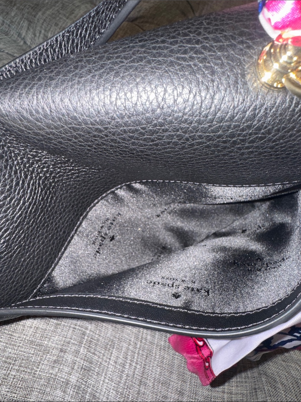 Kate Spade Bag Kyla Top Handle Pebbled Leather Crossbody EUC - Picture 16 of 17